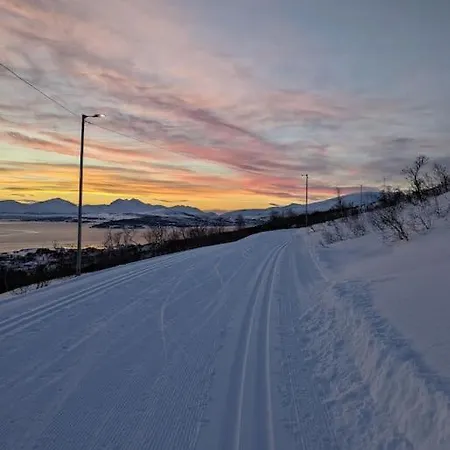 Koselig Naer Bussholdeplass Og Natur. アパート トロムソ